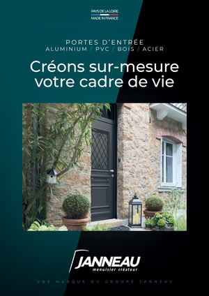 Catalogue Portes d'entrée JANNEAU