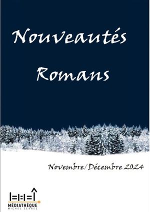 Nouveautés ROMAN adulte ( décembre/janvier 2024/25)