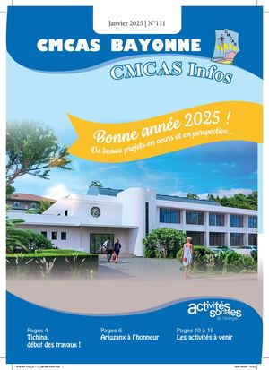 Cmcas Infos n°111 - Janvier 2025
