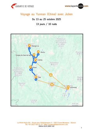 Voyage Au Yunnan (Chine) Avec Julien