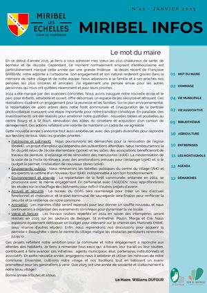 Miribel Infos N°41