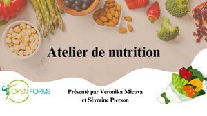 Atelier Nutrition du 18 janv 25