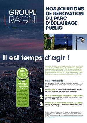 Rénovation du parc d'éclairage public