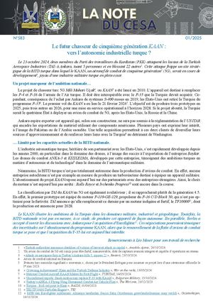 LA NOTE DU CESA N°583