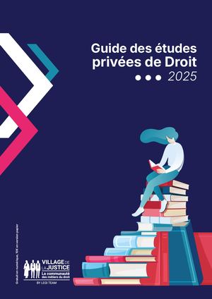 Guide des Études Privées de Droit 2025