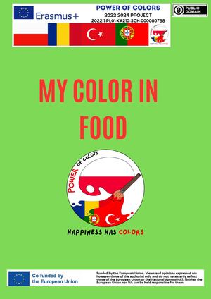 Final My Color In Food Book