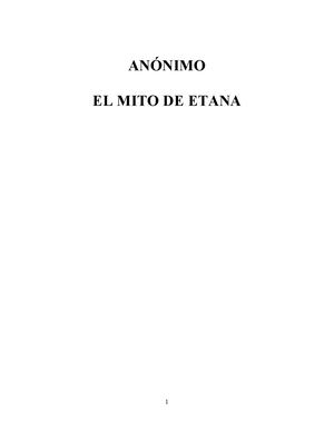 ANÓNIMO - EL MITO DE ETANA
