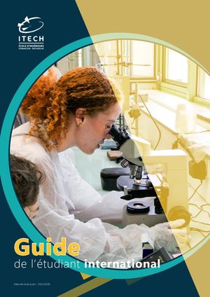 Guide de l'étudiant international 2025 - ITECH Lyon