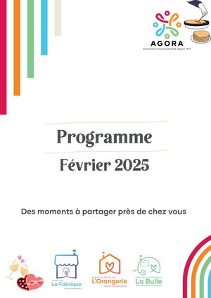 Programme Février 2025 - AGORA