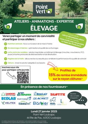 Journée animation élevage Point Vert Loubajac - Euralis