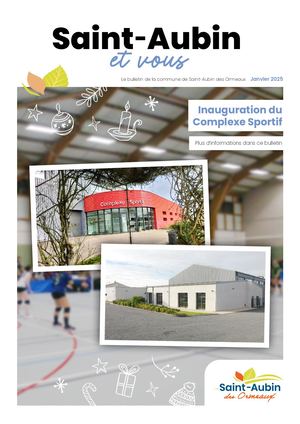 541124 Saint Aubin Des Ormeaux Bulletin Janvier 2025 Digital