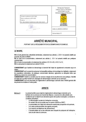 Dgs 2025 02 Démarchage à Domicile