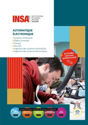 Automatique, électronique