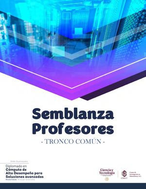 Semblanza Profesores - Diplomado CAS