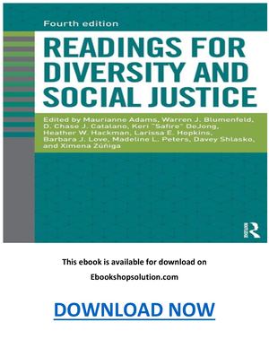 Readings For Diversity And Social Justice 4th Edition PDF