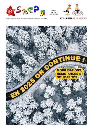 Bulletin SNEP - Secteur Retraités - Janvier 2025