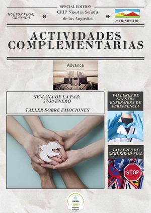 Actividades Complementarias 2º Trimestre