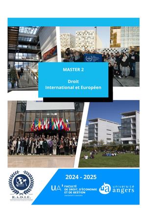 Livret Présentation M2