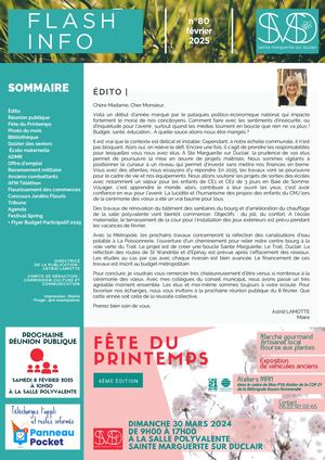 Flash Info Février 2025