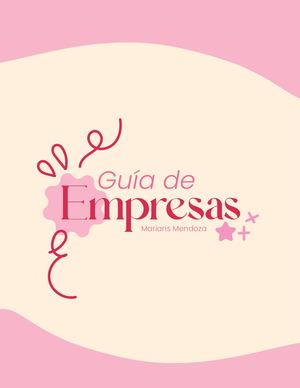 Guia De Empresas Marians