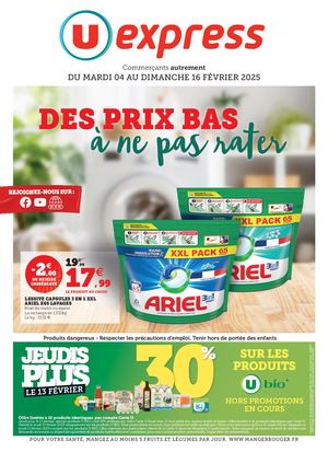 CATALOGUE DU 04 AU 16 FÉVRIER 2025 - U EXPRESS