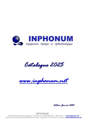 Inphonum Catalogue 2025