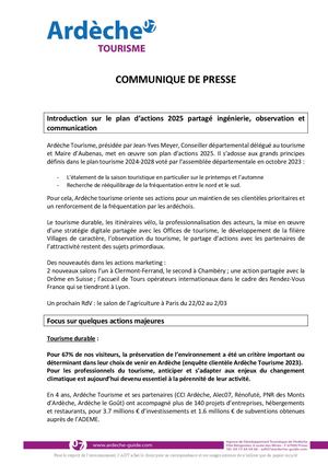 CP - Point presse perspectives 2025