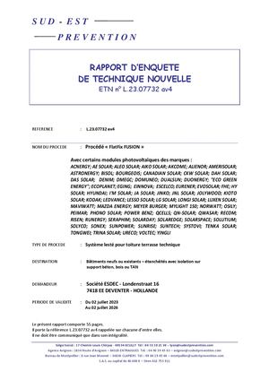 ETN Procede FLATFIX FUSION