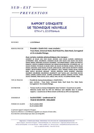 ETN Procédé CLICKFIT EVO