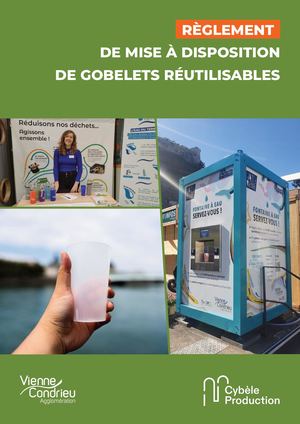 Règlement de mise à disposition de gobelets réutilisables