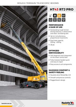 HT43 RTJ PRO Datasheet - Au