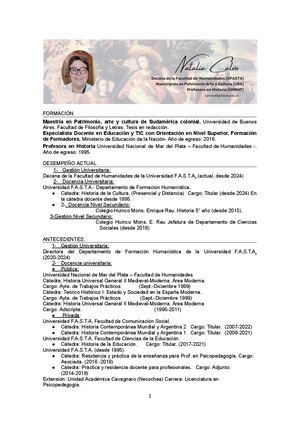 Cv Calvo N