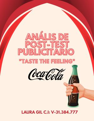 Laura Gil-Analisis de un Post-test Publicitario: Caso Coca-Cola