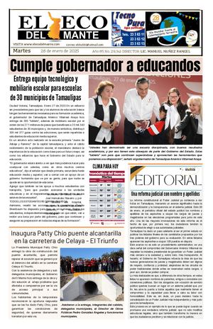 Martes 28 De Enero De 2025