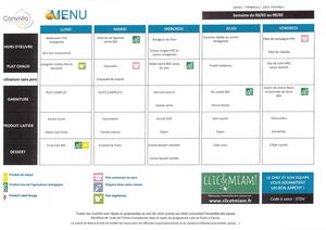 Menus Combinés Février