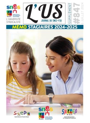 Memo Stagiaires Rentrée 2024