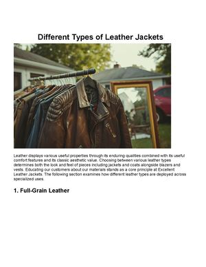 Different Types Of Leather Jackets (1)