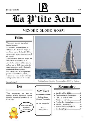 Journal N°3 Février 2025 2