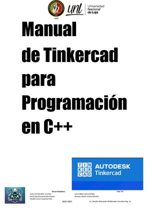 Manual Pedagógico De Tinkercad Para Programación En C