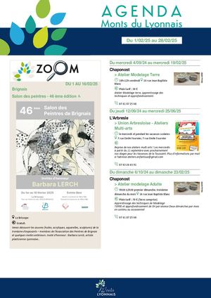 Programme d'animations de Février