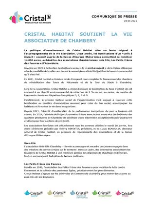 20250128 Cp Cristal Habitat Soutien La Vie Associative De Chambéry