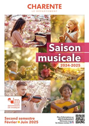 Saison Musicale Février - Juin 2025