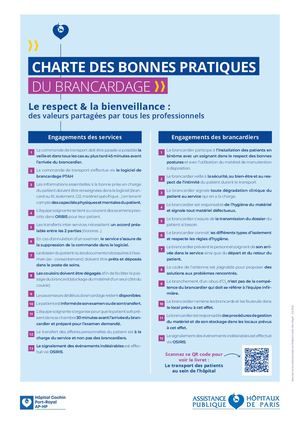 Affiche Charte Brancardage CCH