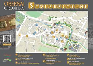 Circuit Stolperstein Obernai