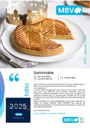 La Lettre Mbv Numero 6 Janvier 2025
