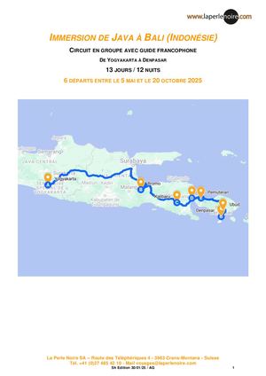 IMMERSION DE JAVA A BALI - 2025