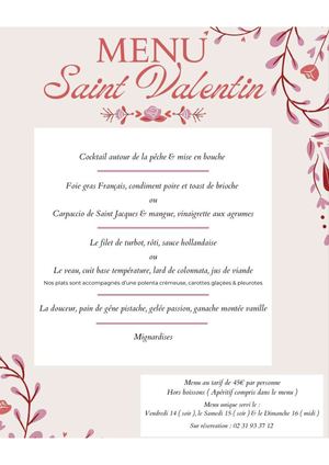 Menu Le Ptit Cardinal