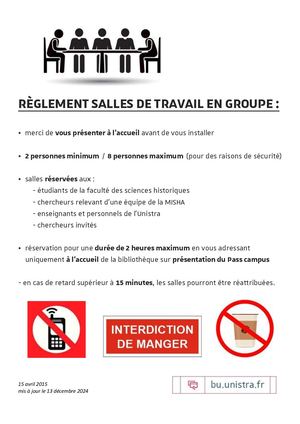 Reglement Salles Travail