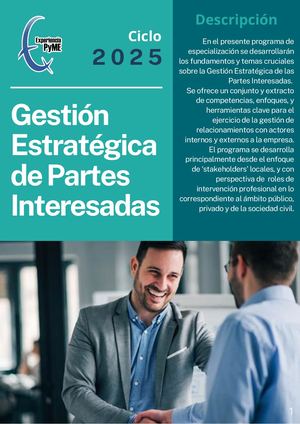 Gestión Estratégica De Partes Interesadas Brochure
