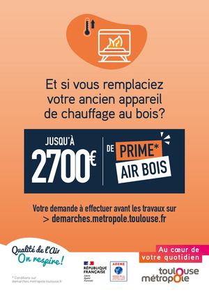 Dépliant prime Air/Bois Toulouse Métropole
